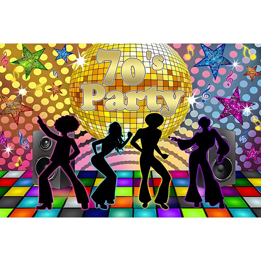 80s 90s Backdrop Party Decorations Retro Hanging Banner Back to The 80s 90s Hip Hop Graffiti Wall Photography Background Photo