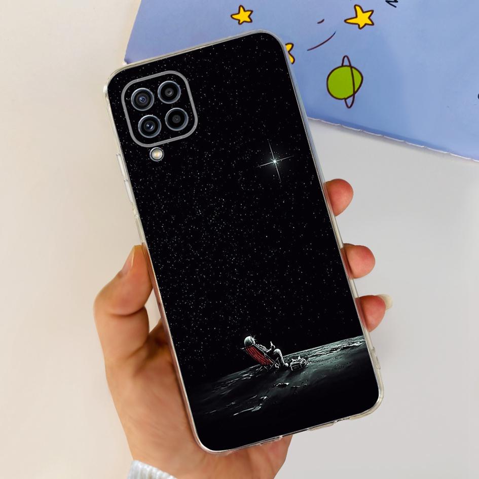 Чехол для Samsung M32 Чехол Galaxy M32 SM-M325F Милый Модный Цветок Мультяшный Мягкие Чехлы Для Samsung M22 F22 M52 5G SM-M526B Бампер