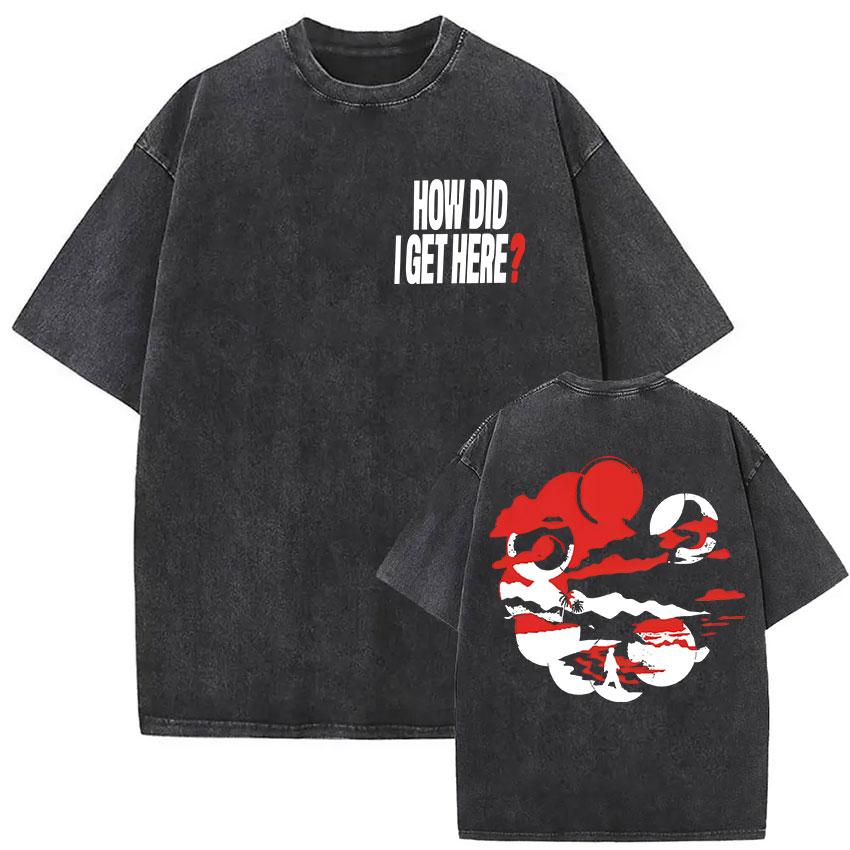 Louis Tomlinson How Did I Get Here Album  Print T Shirts Mens Women Fashion Harajuku Oversized Cotton Tshirts Streetwear