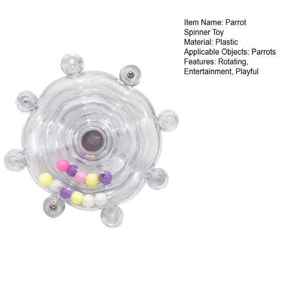 Игрушка-крутилка для попугаев Интерактивная игрушка-крутилка для птиц Игрушка-жевалка Вращающийся дозатор лакомств Головоломка Клетка Аксессуар для попугаев Конуры Кореллы