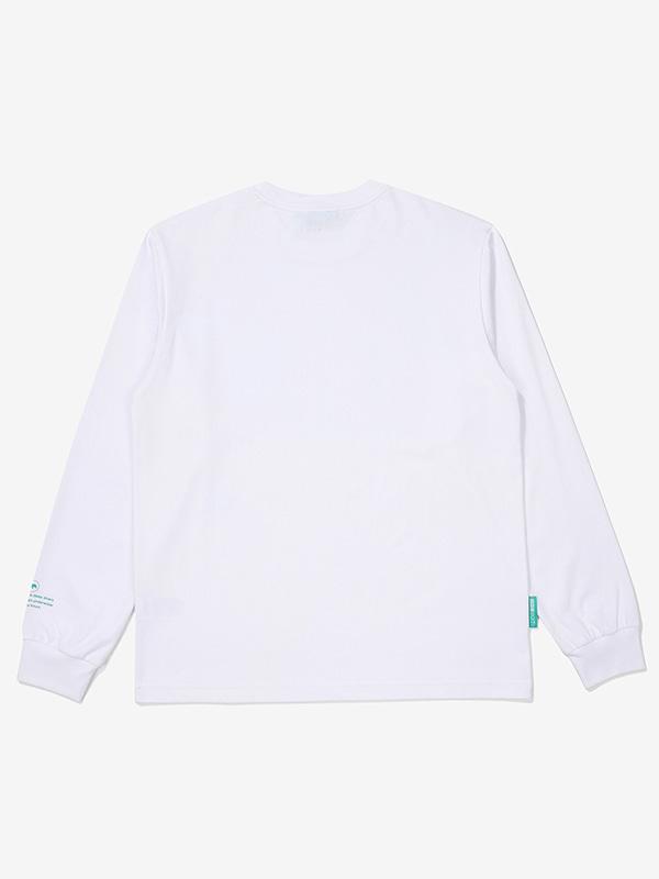 BBC EARTH Round Long T-Shirt_White