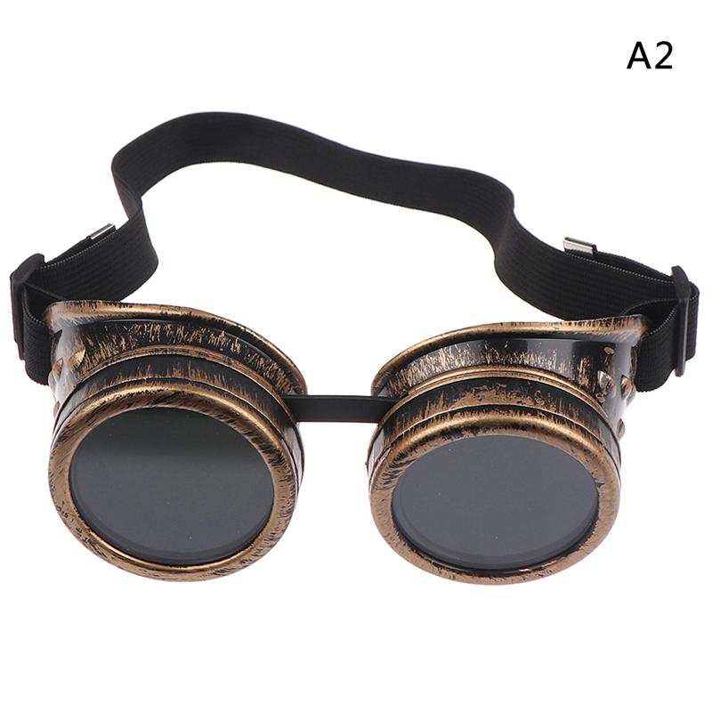 Sunglasses Vintage Steampunk Goggles Welding Punk Glasses Cosplay