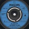 7inch Record PETERS & LEE - By Your Side 6006339 Philips 1973 UK Pop Used