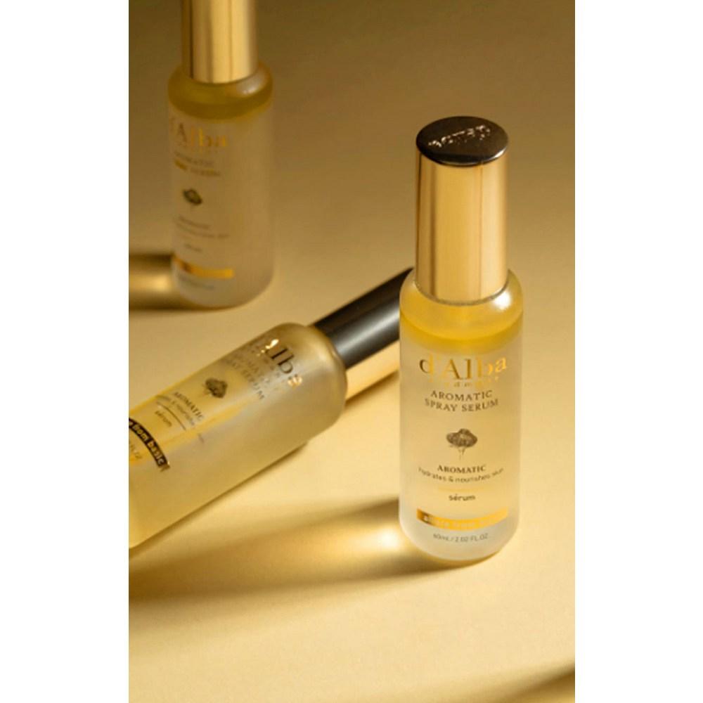 d'Alba White Truffle First Aromatic Spray Serum 60 мл + Double Mask Pack Set, 60 мл, 3 набора