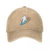 Bear Surfer Baseball Cap Fashion Beach fishing hat Rave funny hat Mens Baseball Womens