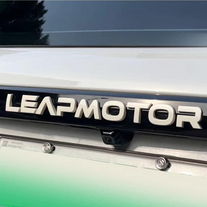 Для Leapmotor T03 Наклейка-буква на багажник Цветная Матово-черная Наклейка на автомобиль