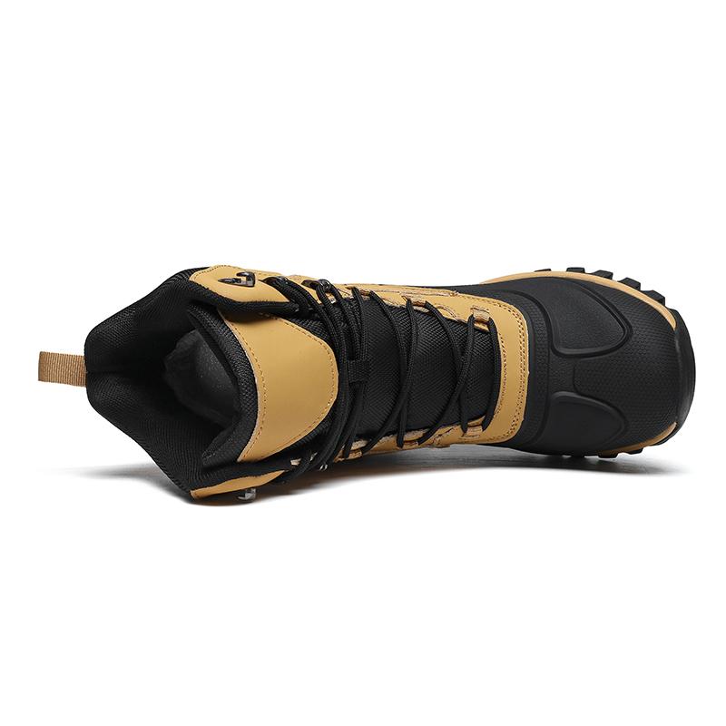 39-48 Зимняя мужская обувь больших размеров, зимние утепленные ботинки из хлопка для снега