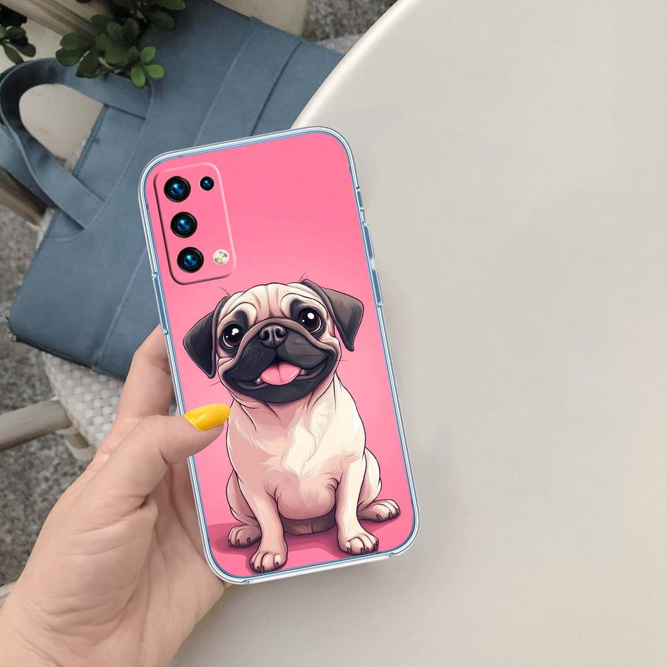 LO27 Милый телефонный чехол с мопсом для LG K22 K30 K40 K40S K41 K42 K50 K50S K51 K51S K52 K61 K62 K71 K92 Q60 Q61 V40 V50 V60