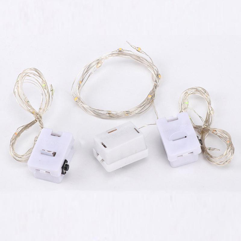 Светодиодная медная проволока гирлянда для цветочного букета, подарочная коробка