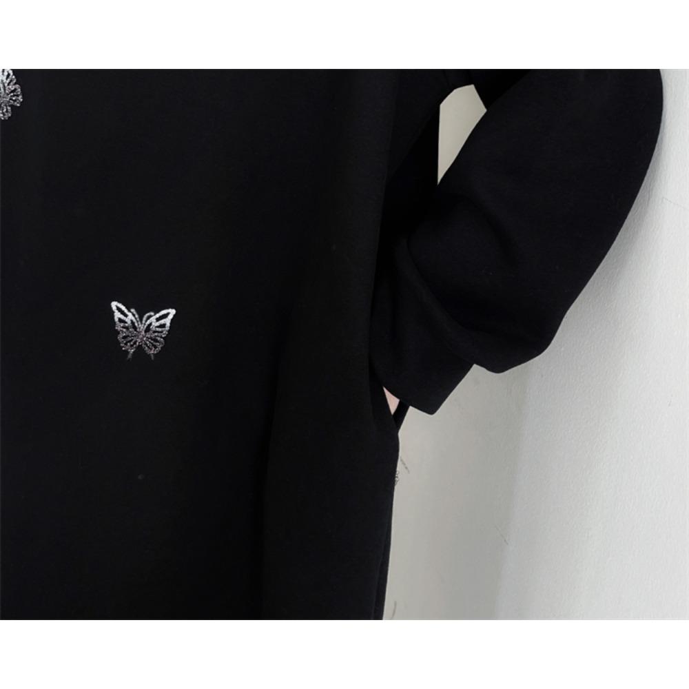 Dimanaf 2025 Women Pluls Size Cotton Long Sleeve Autumn Casual Tops Tees Stripe Shirt Solid New T-Shirt Loose Pullover