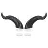 2 Pcs Universal Helmet Decoration Devil Horns Plastic Motorbike Bike Helmet Ears