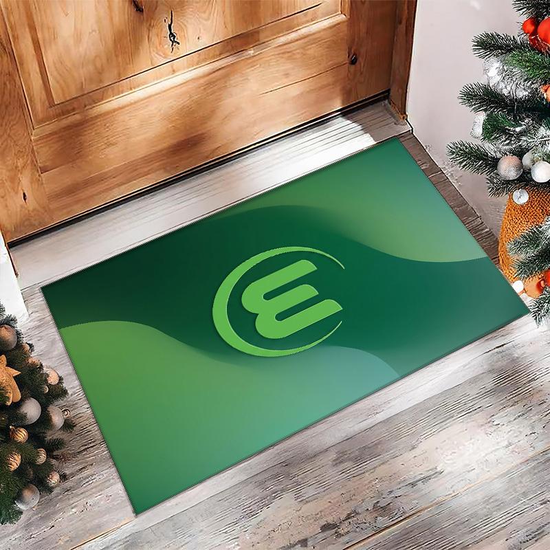 VfL Wolfsburg FC Soccer Football Pattern Soft Area Rug Non Slip Indoor Floor Carpet Sports Decor Mat for Bedroom