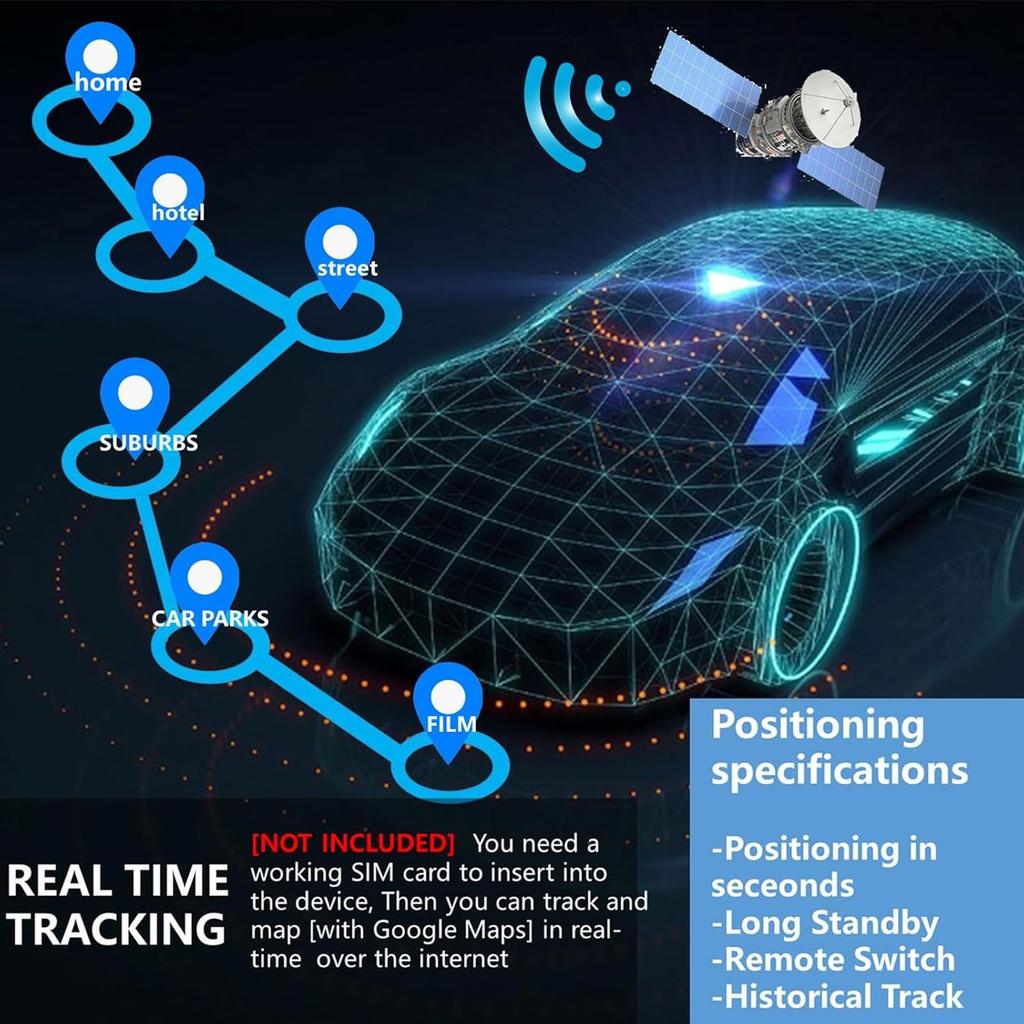 GPS для транспортных средств, автомобильный GPS портативный магнитный GPS-трекер в реальном времени, полное покрытие местоположения для автомобиля, детей, собак, грузовиков/человека