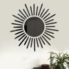 3D Sun Flower Зеркальная Настенная Наклейка DIY Sunshine TV Фон Акриловые Зеркальные Наклейки Для Гостиной Домашнего Искусства Наклейка Декор