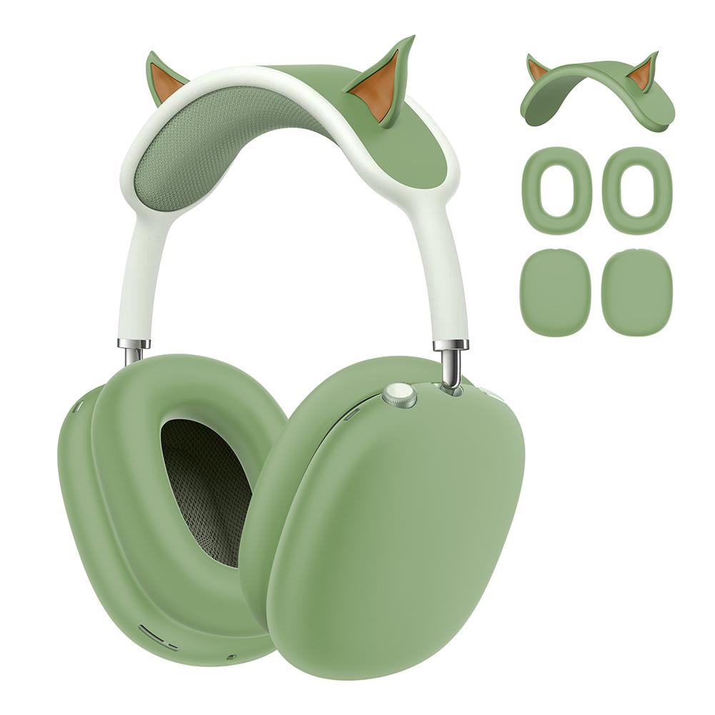 Силиконовый чехол 3 в 1 Чехол для амбушюр/Чехол для амбушюр/Чехол для оголовья Противоударный чехол для беспроводных наушников AirPods Max