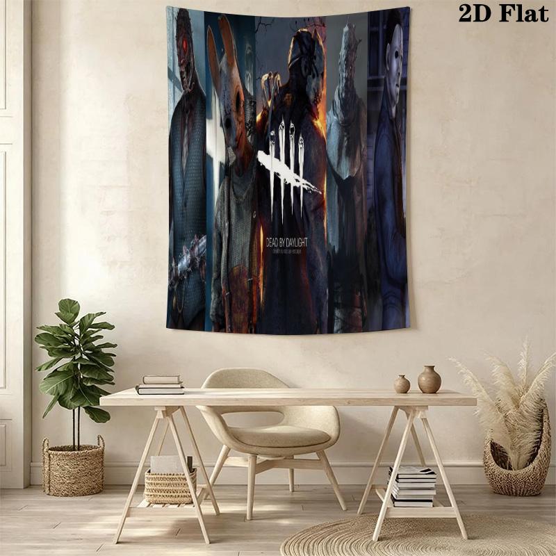 Dead Daylight 2D Flat Wall Tapestry Tapestry Background Cloth Fashion Print Wall Covering Decoration Homestay Soft Decoration Tapestry