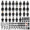 30pcs MOC Black SWAT Special Forces Building Block Action Figure Military Police Action Figure Toy Set