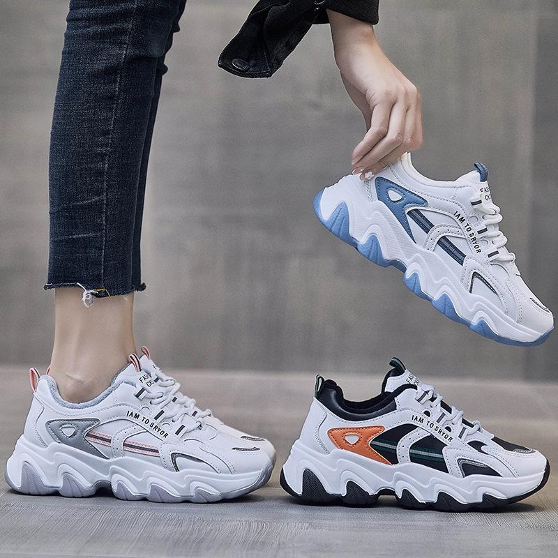 Плюс бархатные спортивные туфли зимние женские спортивные белые туфли уличная мода повседневная теплая обувь кроссовки