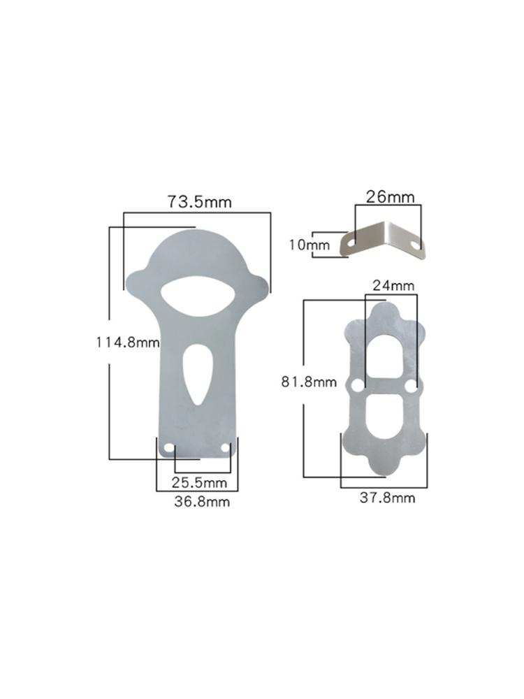 Silent oil free air compressor accessories air pump head valve plate belt piston machine iron plate air compressor iron plate
