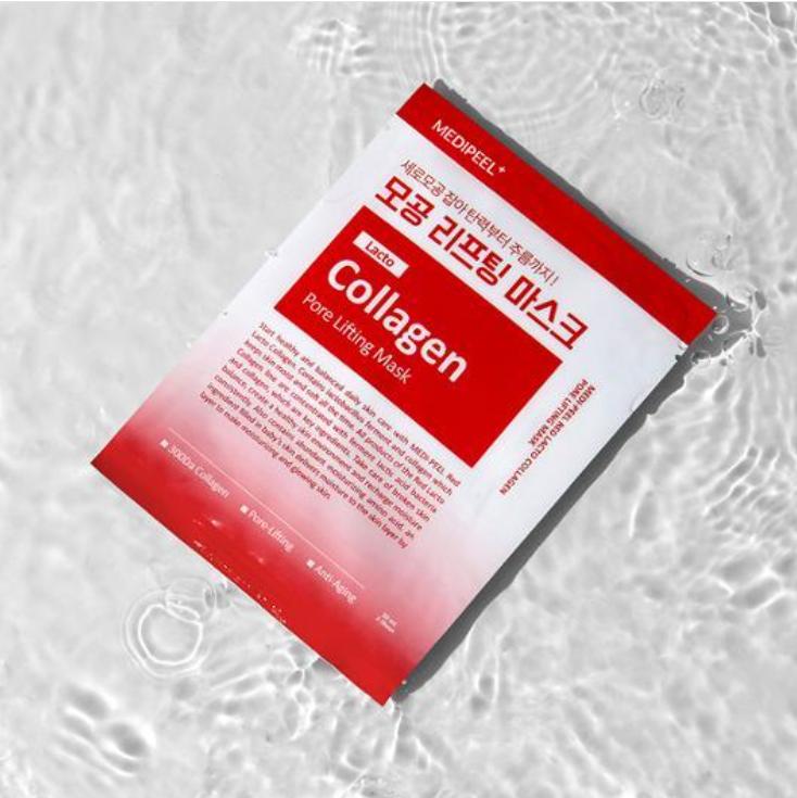 Коллагеновая маска для сужения пор – Medi-Peel Red Lacto Lifting Pack