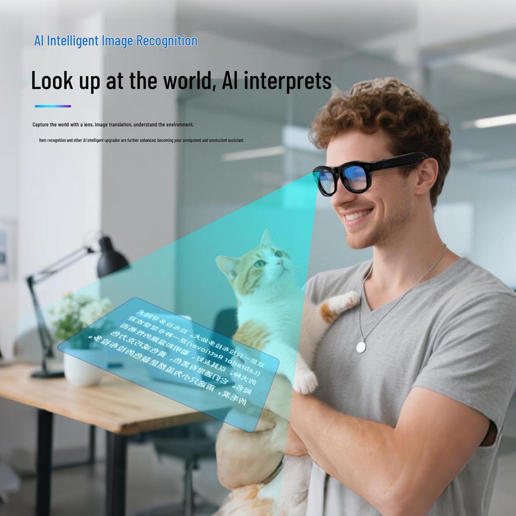 AI Smart Glasses: HD Photos, Object Recognition, Translation, Calls, Music, Bluetooth Video Now Available