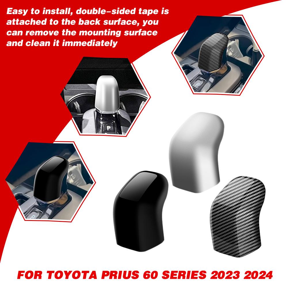 Для Toyota Prius 60 Серии 2024 2024 ABS Углеродное Волокно Автомобильная Ручка Переключения Передач Декоративная Накладка Отделка Аксессуары для Интерьера Автомобиля