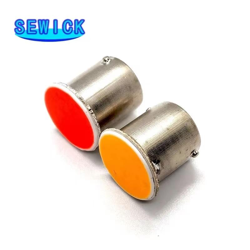 100Pcs P21W 1157 BAY15D 1156 Ba15S 12V12SMD Car LED Light Signal Bulb COB Super Bright Auto Turn Tail Reverse Parking Brake Lamp