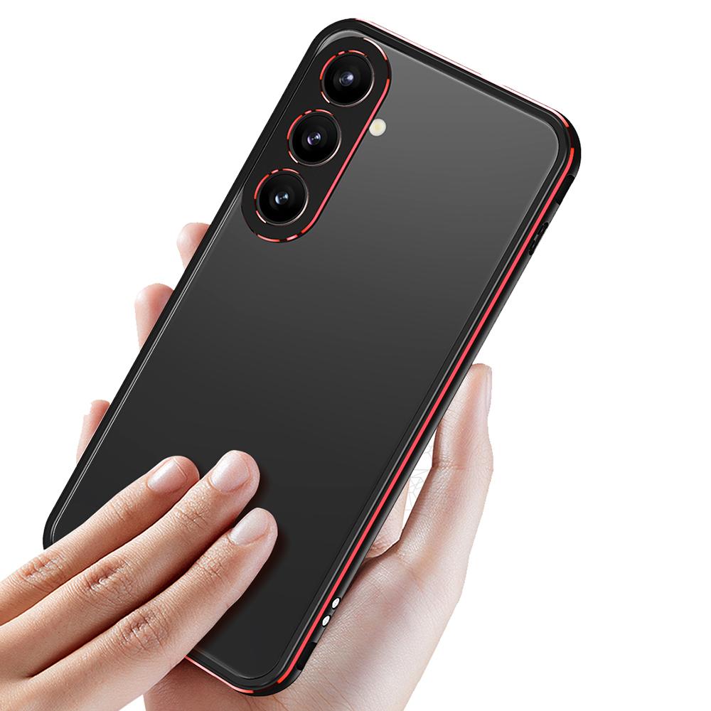 Металлический бампер для Samsung Galaxy S25 с защитой объектива камеры