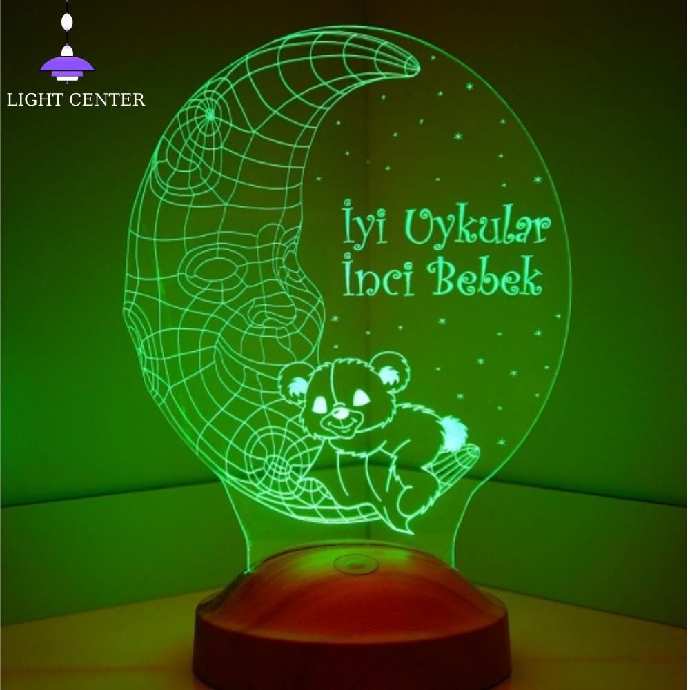 3D Customizable/ Teddy Bear Night Lamps Kids Led Desk Lamp Bedroom Decor Lamps for Bedrooms Home Decor