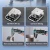Heavy Duty Square Floor Clean Out 304 Stainless Steel 75/110 Plug Drainage Port with Cleaning Port Shower Floor Drain Bathroom