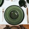 Elegant Moss Porcelain Dinner Plate DUKA