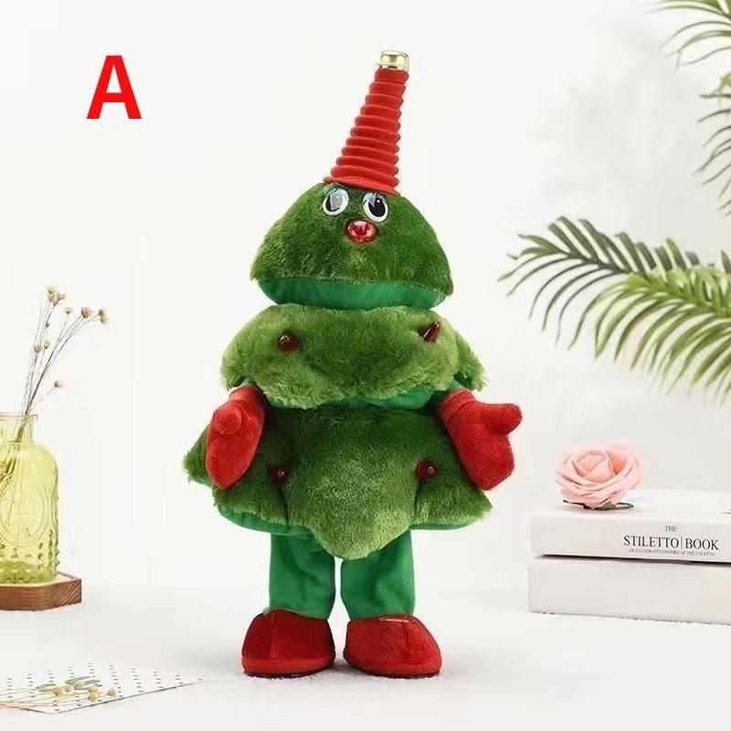 НОВАЯ Рождественская елка Музыка Танцы Поющие Рождественские елки Куклы Санта-Клаус Игрушки для украшения дома Подарки на Новый год