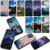 Phone Cover for Samsung Galaxy A55 A54 A25 A36 A17 A26 A35 A33 A34 A14 A37 S8 S9 S20 S21 FE S10 Plus Case Mountain Forest Casing