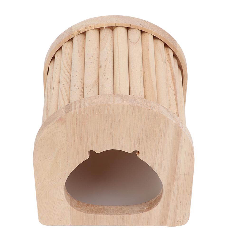 Hamster Wooden Arch House Dome Roof Wooden Hamster Arch Hut for Mice Chinchillas Guinea Pigs