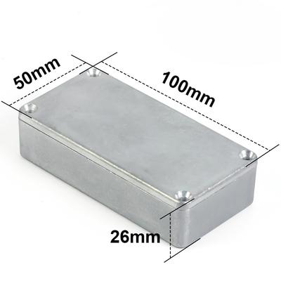 Miwayer 1590G Алюминиевый корпус Педаль Эффект-бокс 100*50*26 мм для гитарных/басовых DIY-проектов - Прочный металлический корпус