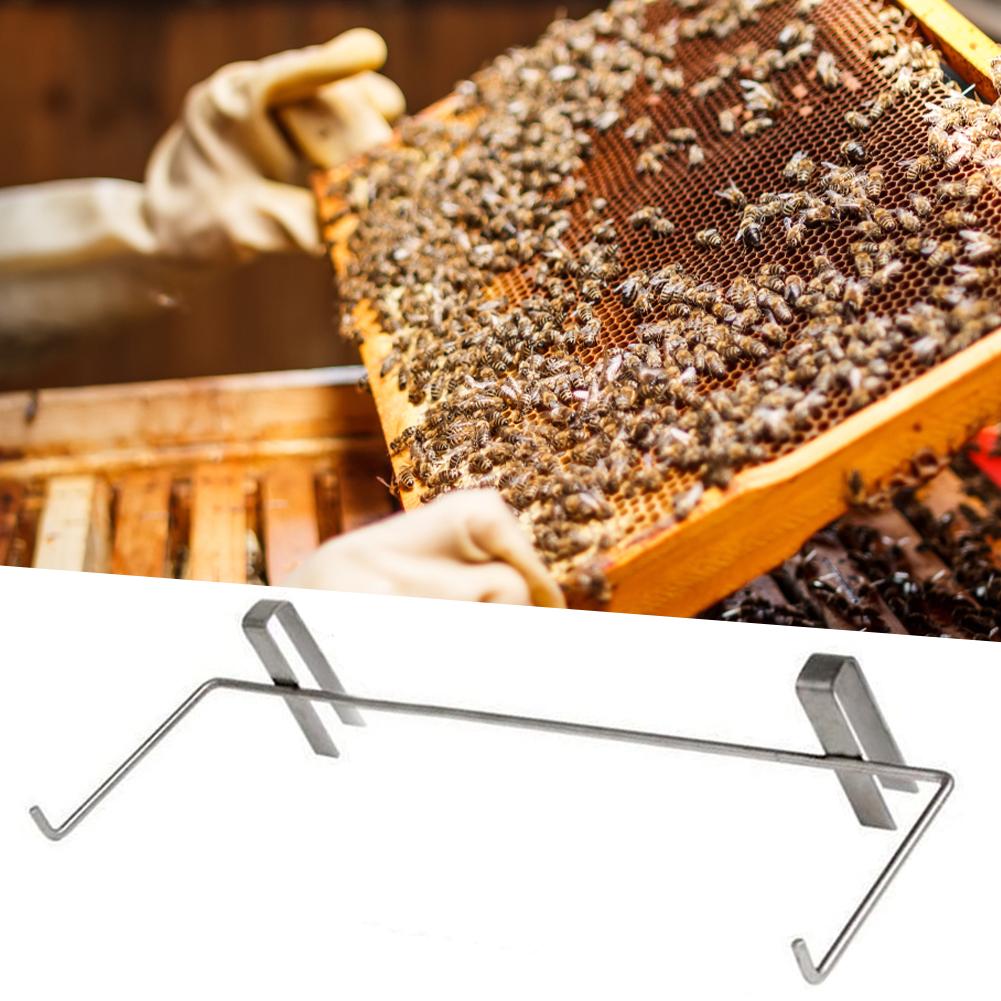 Stainless Steel Frame Beekeeper Beekeeping Holder Bee Hive Perch Side Mount