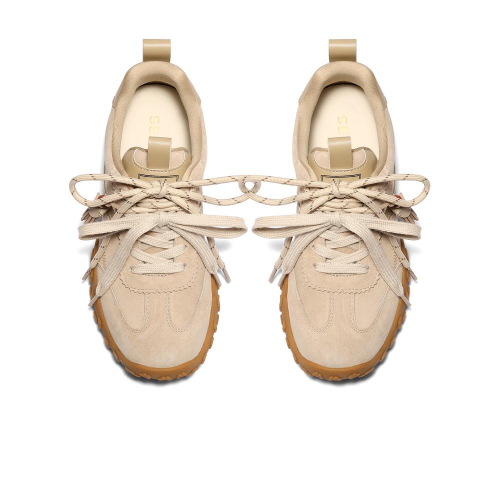 Senda Agan Shoes Women's 2026 Spring New Shopping Mall Same Style German Training Casual Shoes