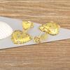 Nidin New Fashion Heart Dangle Earrings for Women Elegant Shiny Rhinestone Crystal Bride Wedding Ear Jewelry Accessories Gift