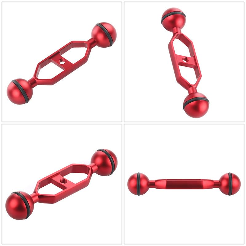 Бамбуковый рычаг шаровое соединение Легкий алюминиевый подводный фотоаппарат рукоятка для дайвинга базовая система мульти-лоток система вспышка водонепроницаемый коррозионностойкий