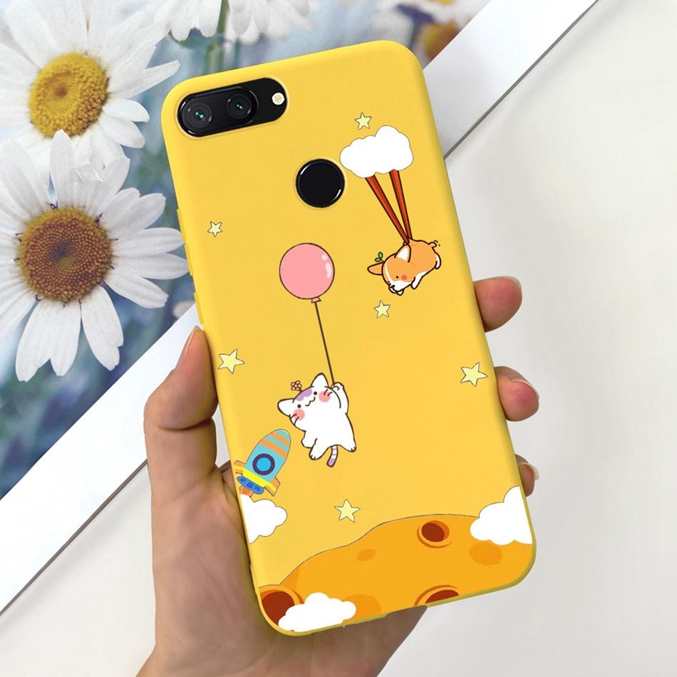 Чехол для Xiaomi Mi 8 Lite Xiaomi Mi 8 SE Mi8 Милый Кот Мультяшный Конфетный Цвет Мягкий Силикон ТПУ Задняя Крышка для Xiaomi MI 8 8lite 8SE