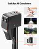 Electric Trailer Jack, 2268 kg Capacity, Electric Power Tongue Jack with Waterproof Protective Cover & LED Light for Travel Trailer, Camper, RV,