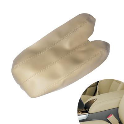 Для Acura RDX 2007 2008 2009 2010 2011 2012 Кожа из микрофибры Крышка центральной консоли Подлокотник Крышка коробки Защитная отделка Бежевый