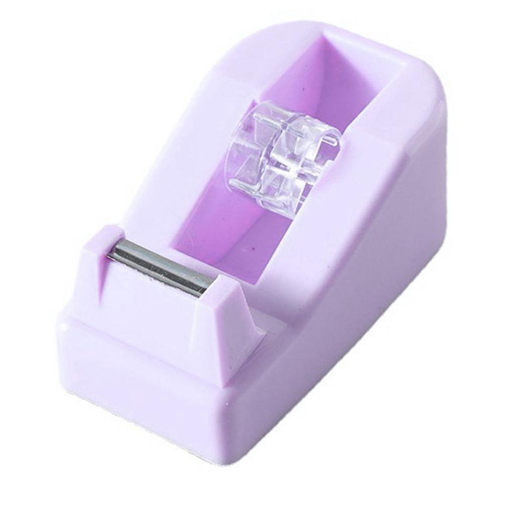 Настольный диспенсер для клейкой ленты с диаметром вала 0,79 дюйма, простой и прочный пластиковый резак для подарочной упаковочной ленты