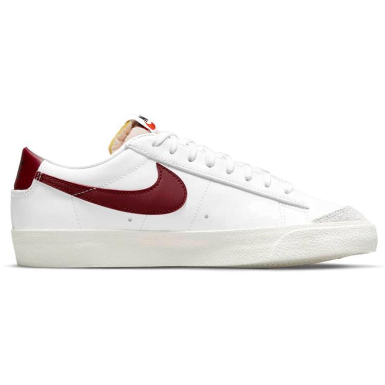 Nike Кроссовки Blazer Low 77 Белый Командный Красный Женские DC4769-104