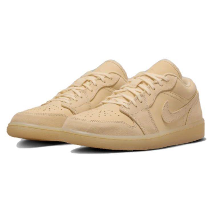 Air Jordan 1 Low SE Pale Vanilla женские кроссовки кремовые металлик-золото FZ3972-294