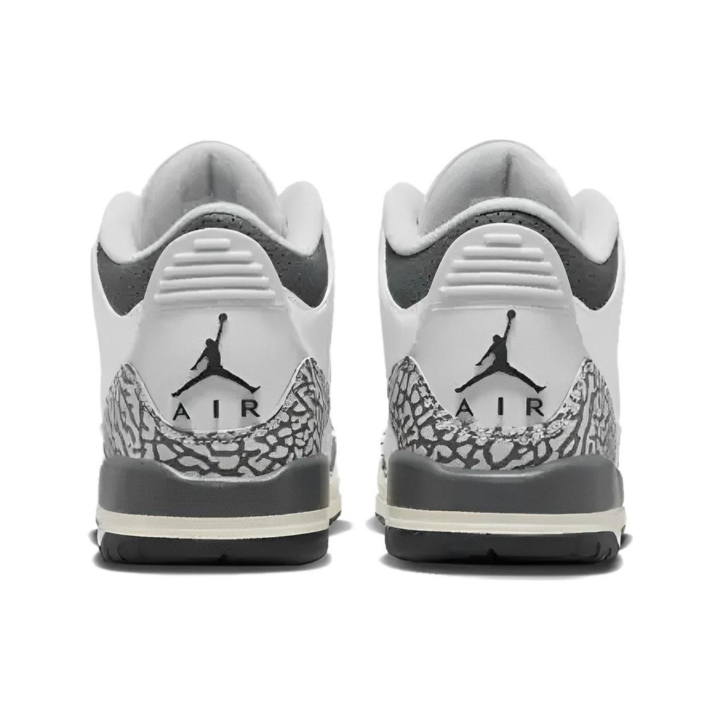 Детские кроссовки Air Jordan 3 Retro GS Hide N Sneak White Black Iron DX6665-100