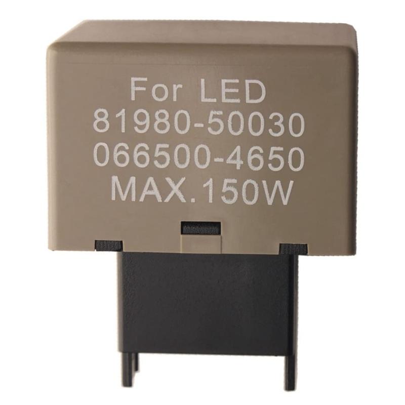 Efficient Car Accessories 8-Pin Electronic Flasher Relay For Toyota Lexus LED Bulb 81980-50030 066500-4650