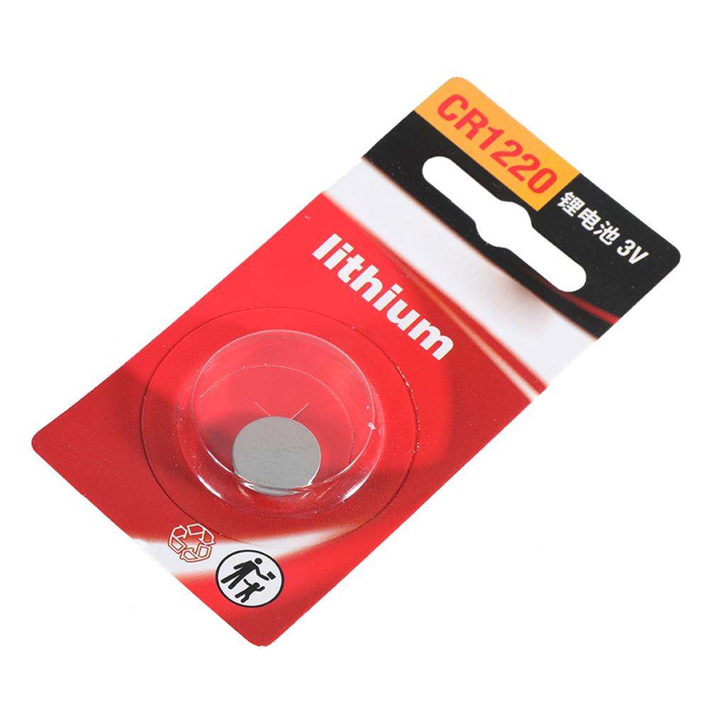 Долговечная круглая батарейка CR1220 CR1220 3V литиевая батарейка-таблетка для часов калькуляторов электроники