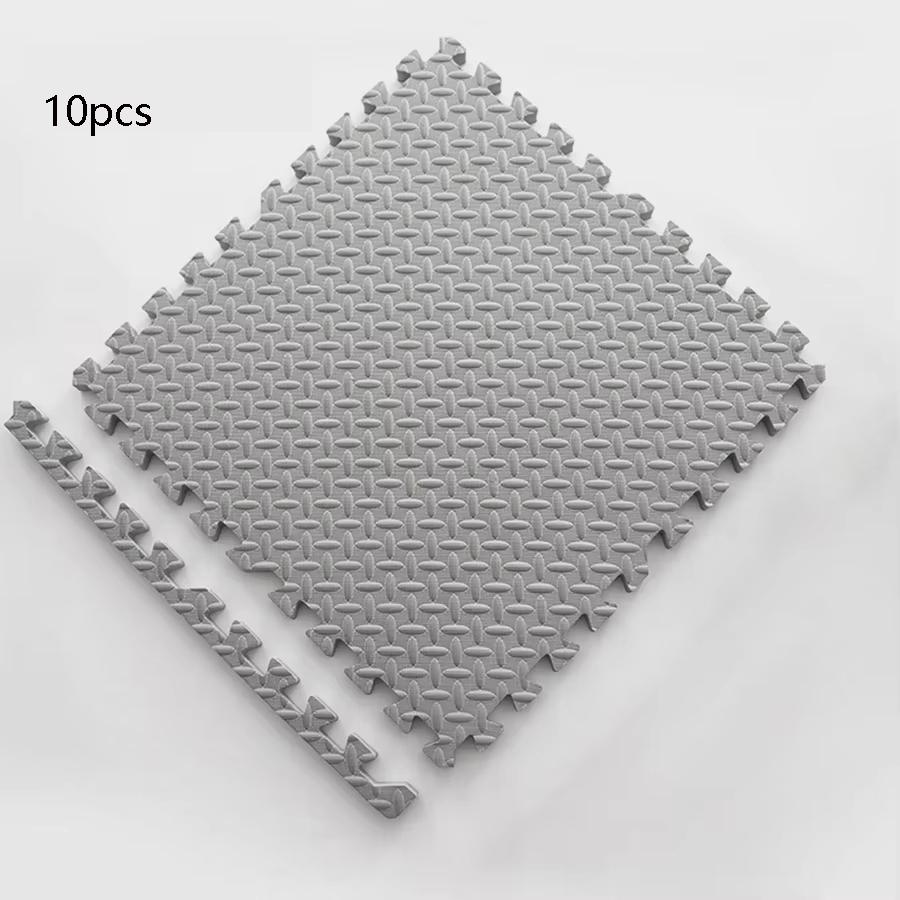 KUUJOJO Fitness with EVA Foam Interlocking Tiles for Mixed Martial Arts, Exercise, and Home Fitness Mats, Floor Liner.