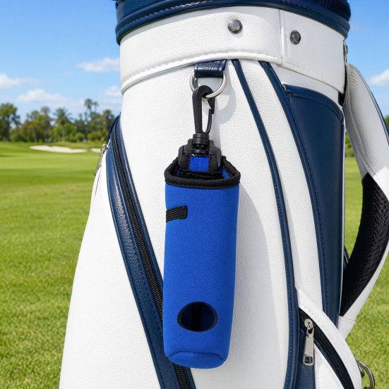 Golf Ball Carry Bag with Clip, Hold 3 Balls & 3 Tees, Golf Ball Carrier Pouch for Golf Bag, Golf Ball Organizer Holder, Golf Accessories